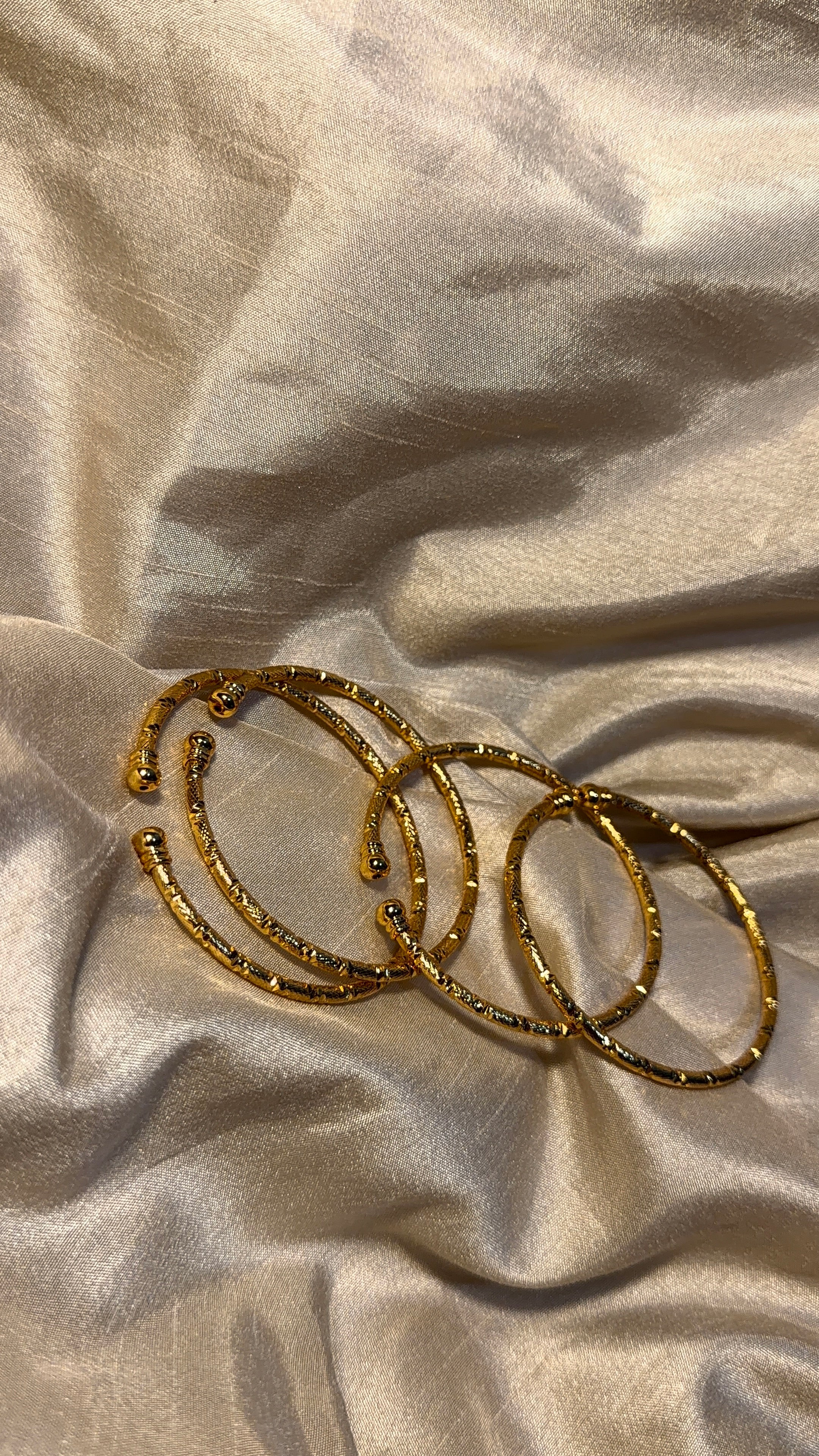 24k Bamboo Bracelet