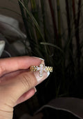 Diamond Cross Rolex ring