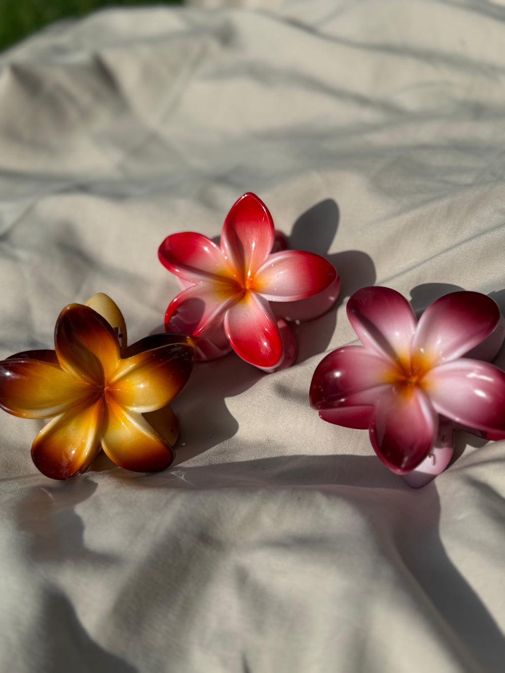 Hibiscus Flower Clips